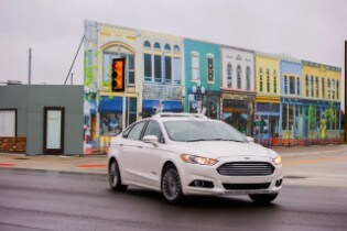 Fusion Hybrid Research Vehicle at Mcity